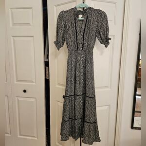 roan + ryan by Evereve Floral puff Sleeve Dress.